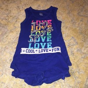 Tank top and shorts set